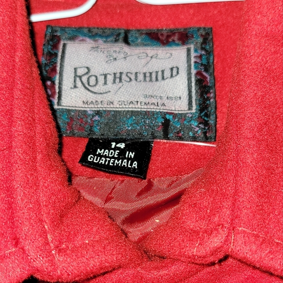 Rothschild Girl's Wool Coat - Picture 3 of 6